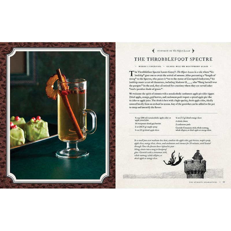 Uneasy Elixirs 50 Curious Cocktails Inspired E. Gorey