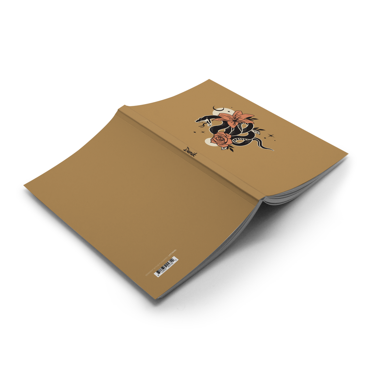 Serpent in the Flowers Layflat Notebook
