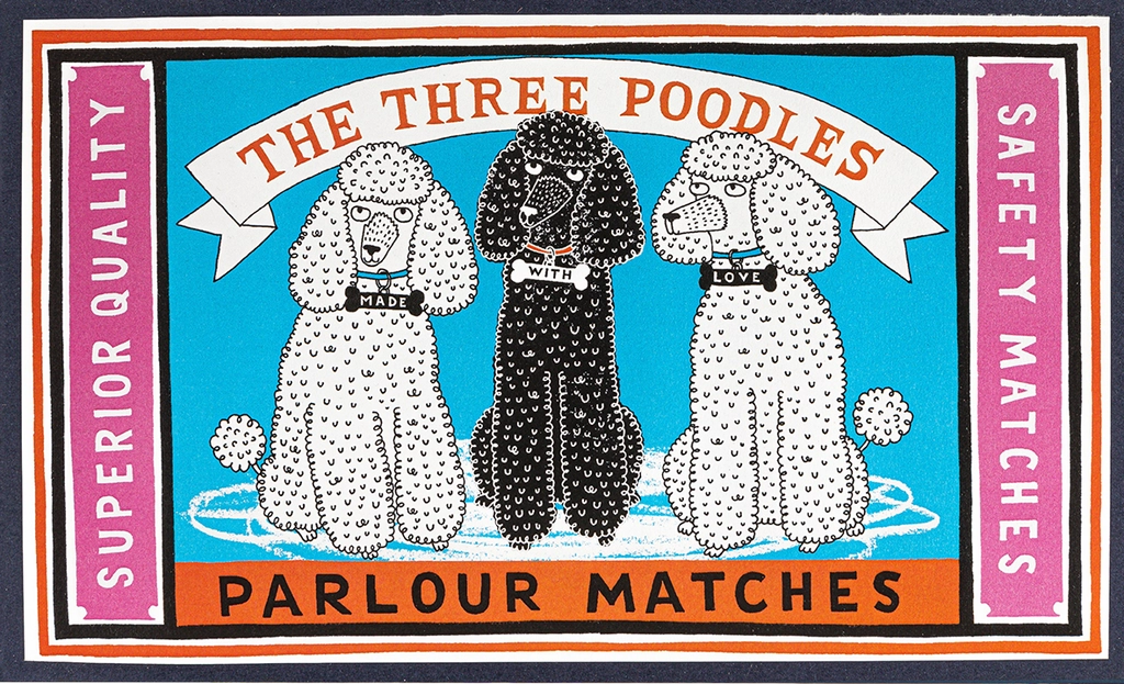 Three Poodles Giant Matches