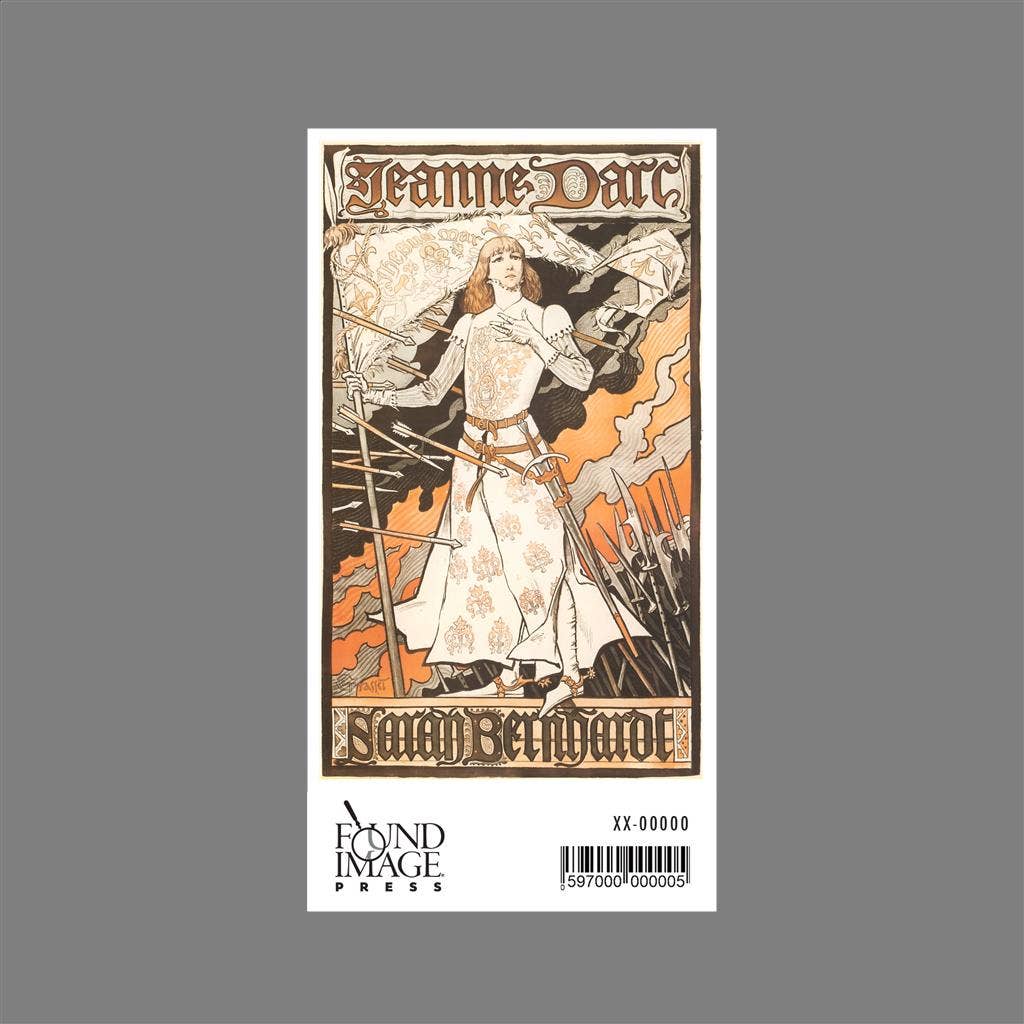 Joan of Arc Poster Sticker