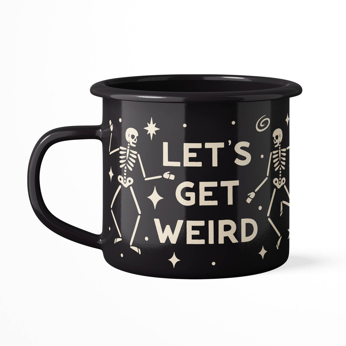 Let's Get Weird Enamel Coffee Mug