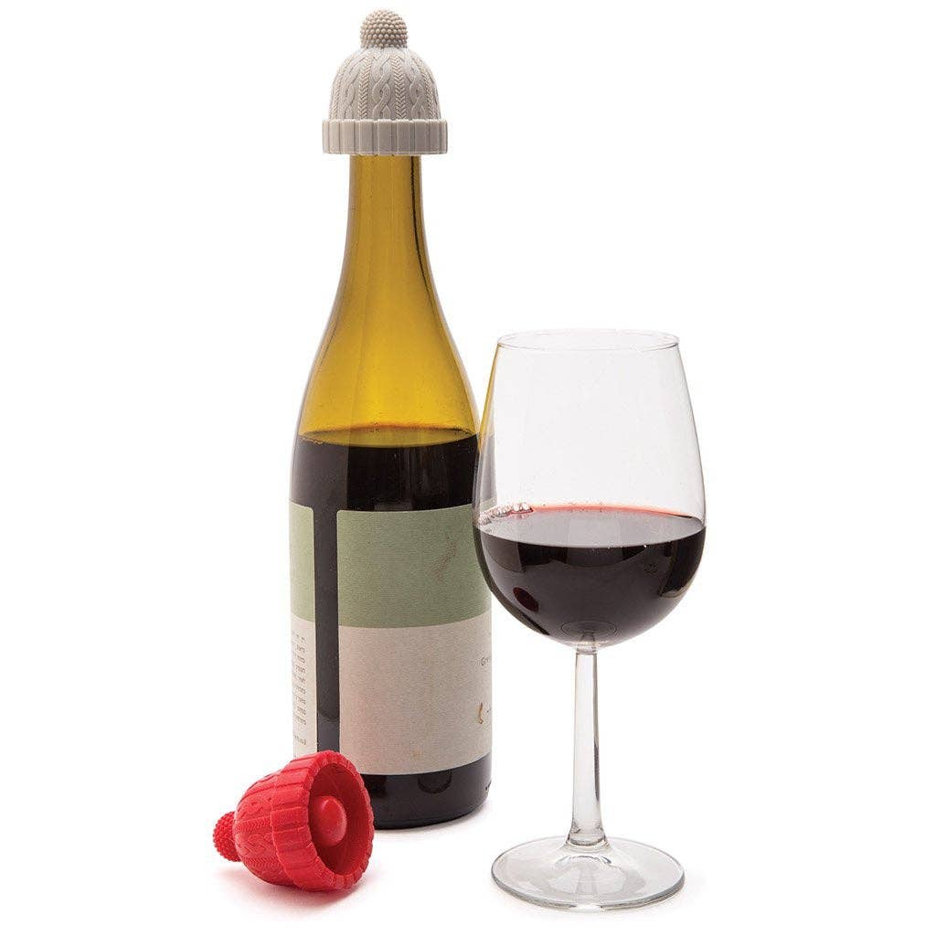 Winter Hat Bottle Stoppers | Beanie Pack Of 2