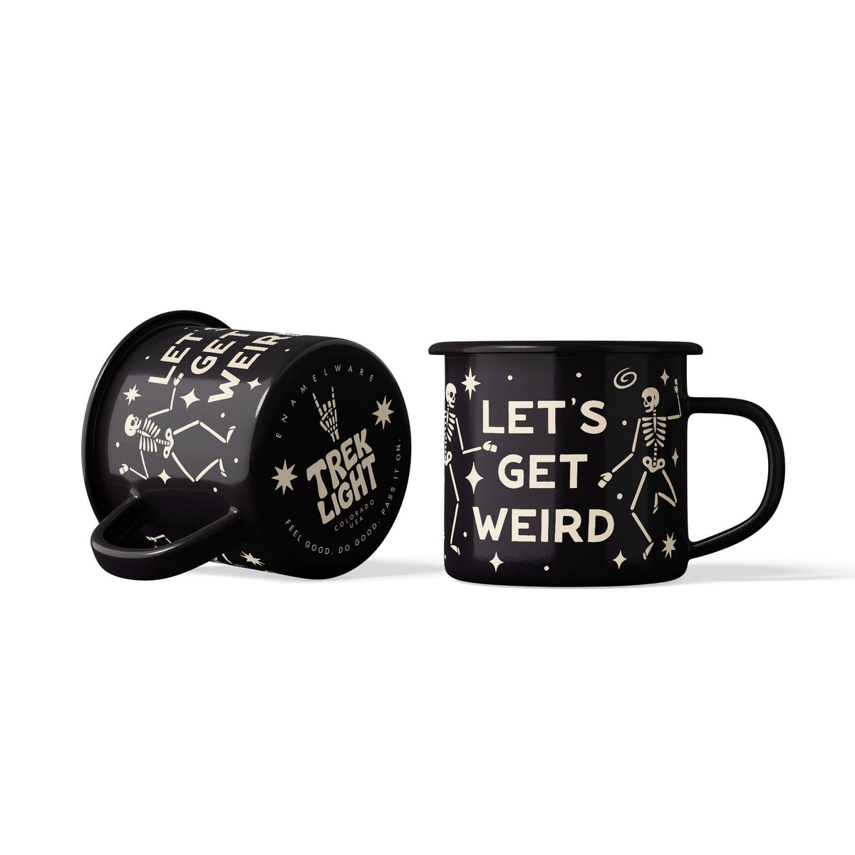 Let's Get Weird Enamel Coffee Mug