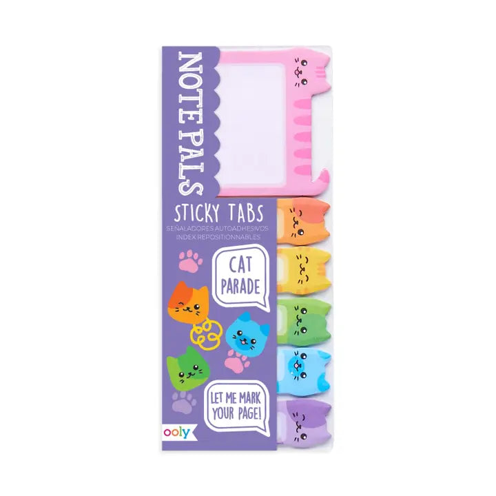 Note Pals Sticky Tab - Cat Parade