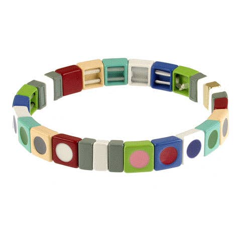Geo-Pop Stretch Bracelet