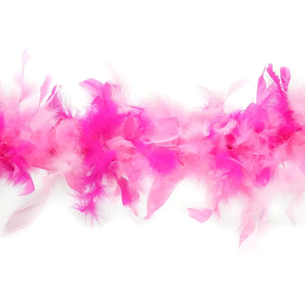 Pink Chandelle Feather Boa