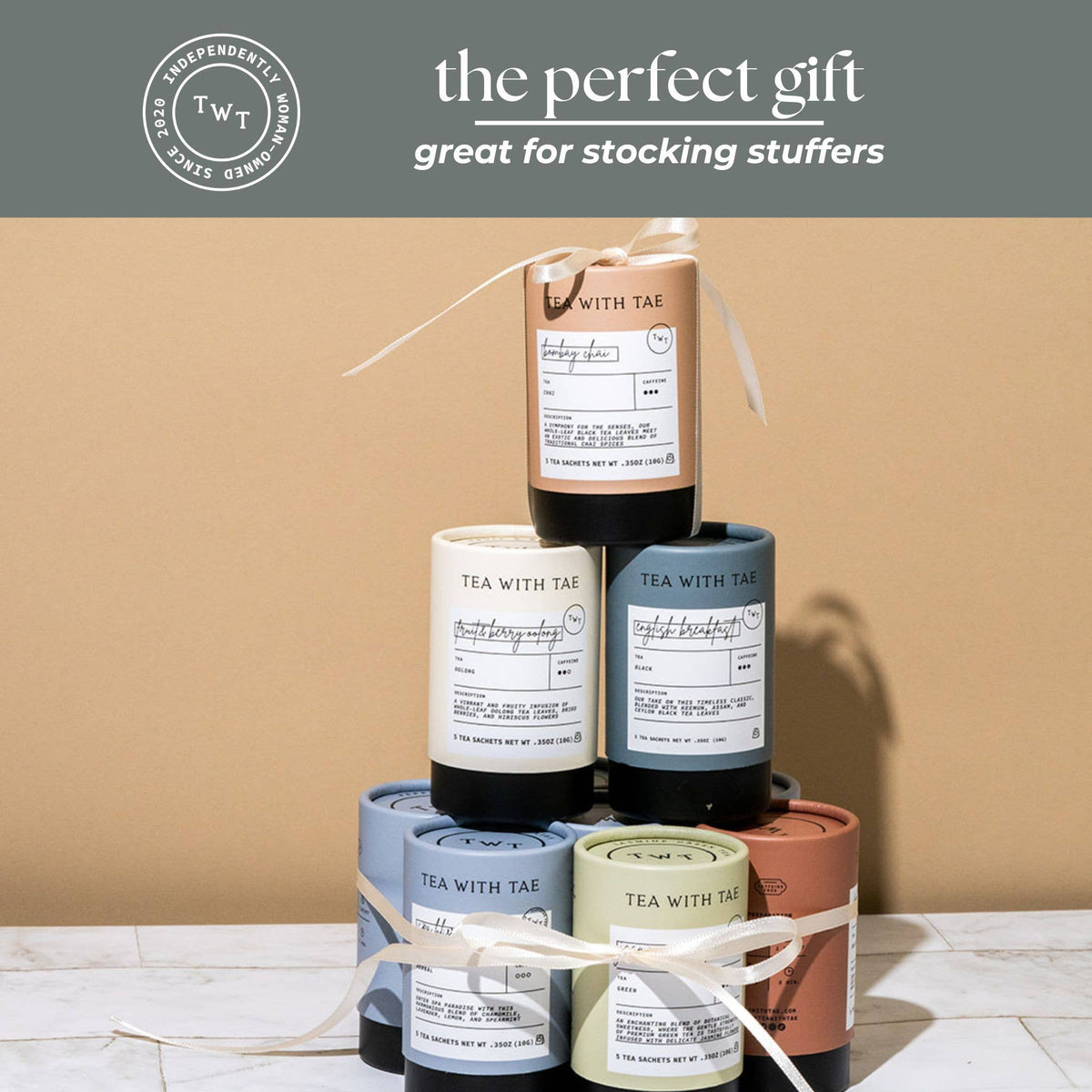 English Breakfast Black Tea Mini Tea Tube Gift (5 tea bags)