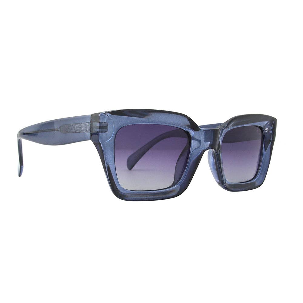 DELPHI | Transparent Blue / Smokey Lens | Polarized Sunglass