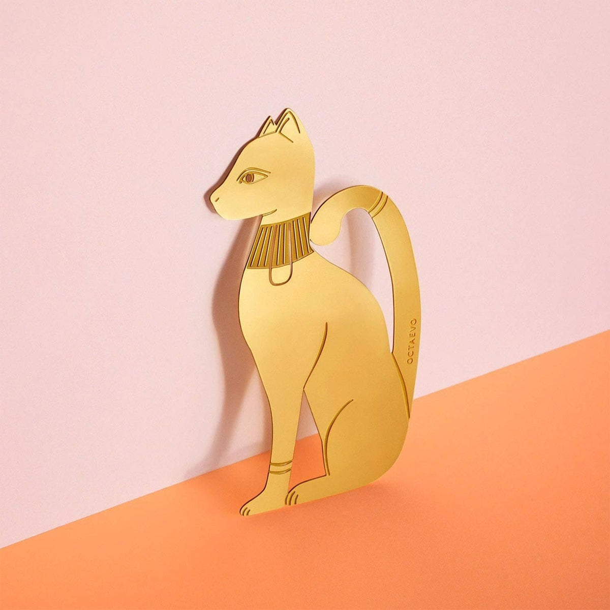 Aziza - Varnished Brass Bookmark