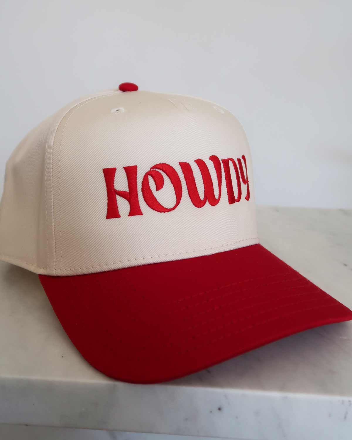Howdy Embroidered Hat - Trendy Western 5 Panel Cap
