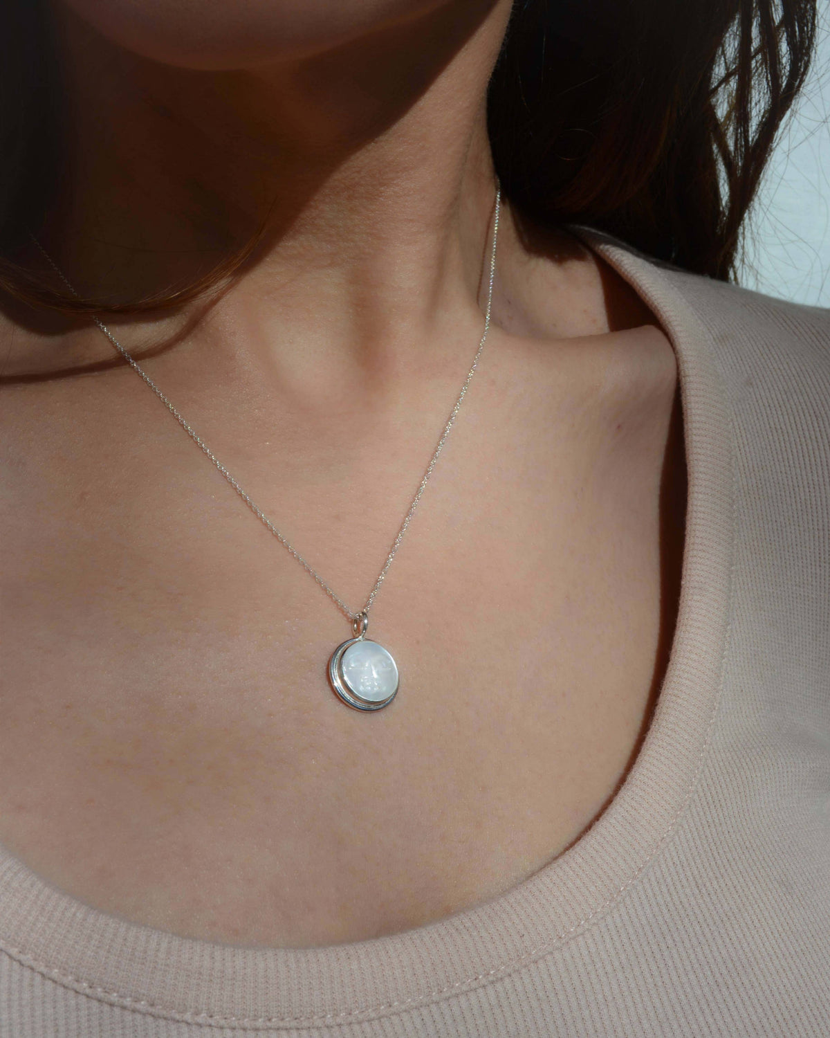 Pearl Moon Necklace