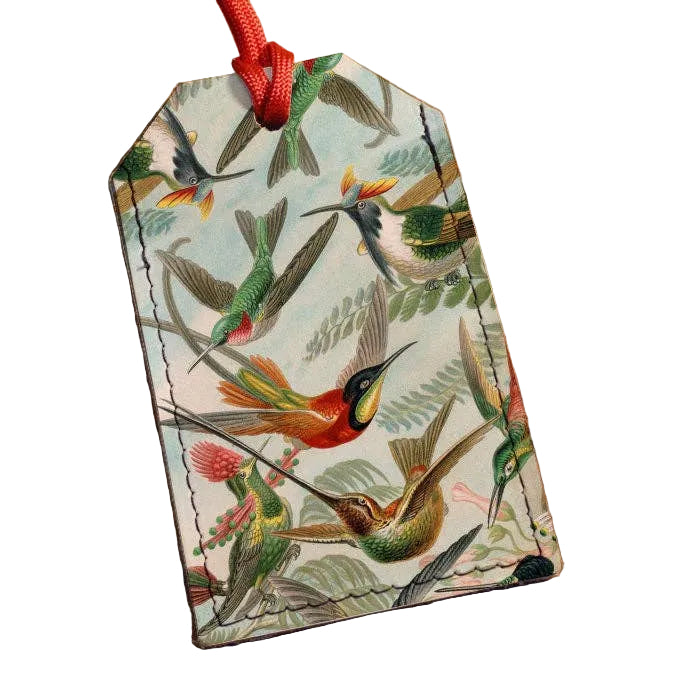 Flock - Leather Luggage Tag