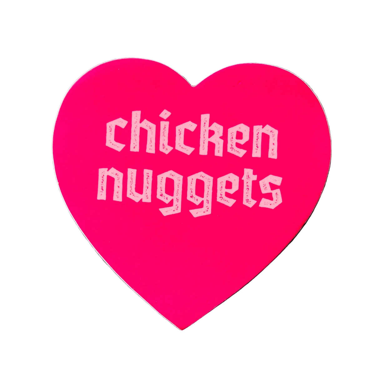 Chicken Nuggets Heart Sticker