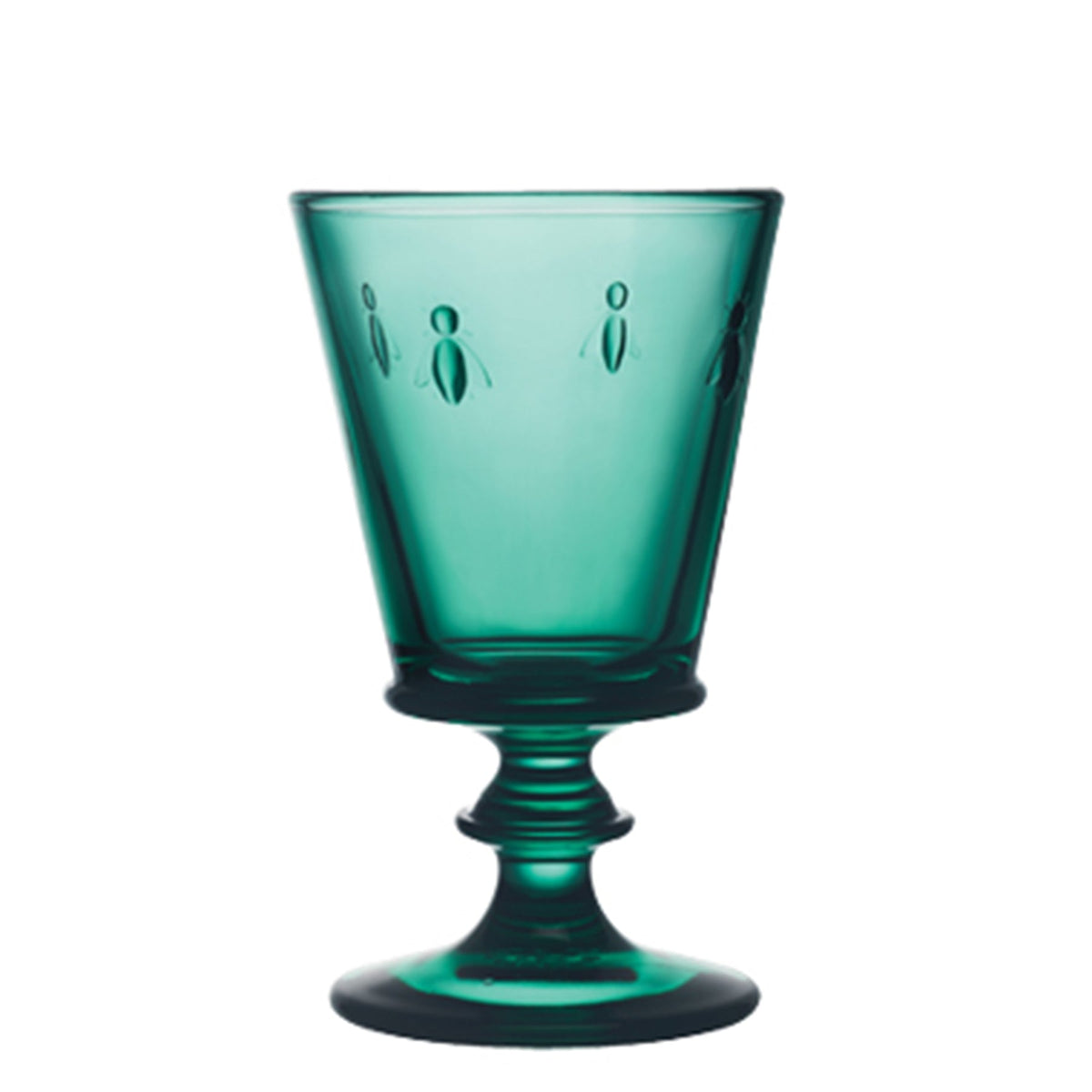 Bee Colored Wine Glass