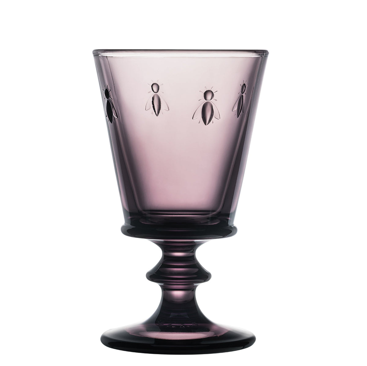 Bee Colored Wine Glass