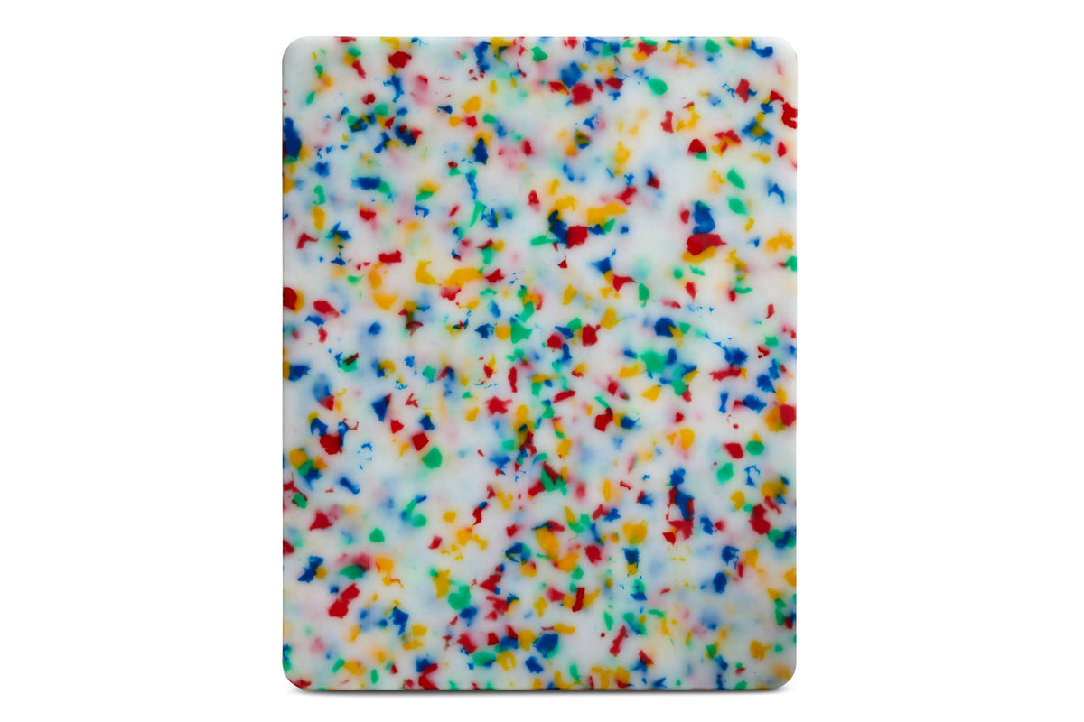 Recycled Plastic Cutting Board - Medium Confetti