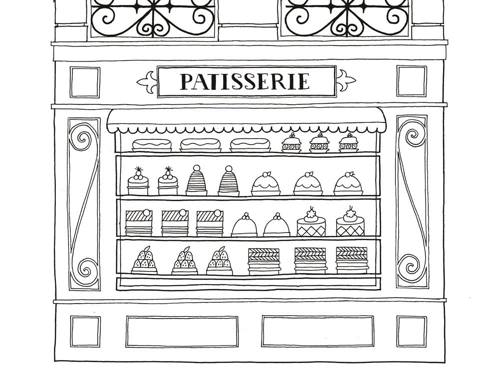 Paris Coloring Book: Mini Edition