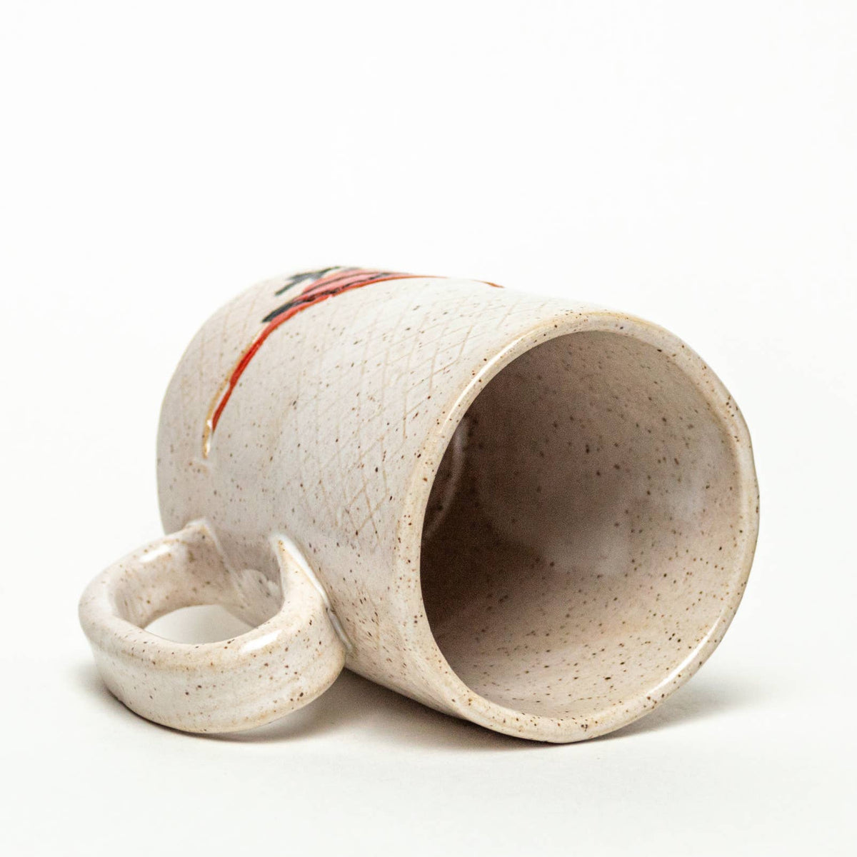 Red Cardinal Stoneware Mug