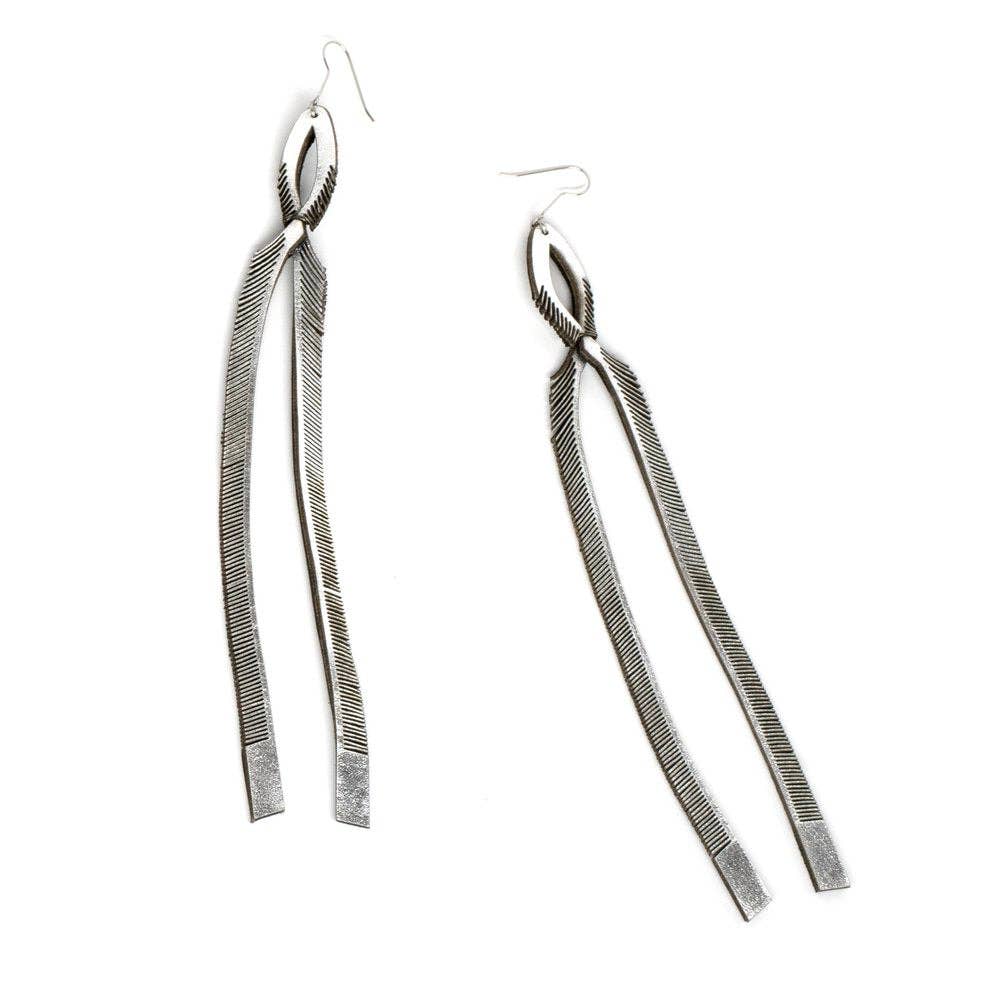 Chevron Tie Earrings