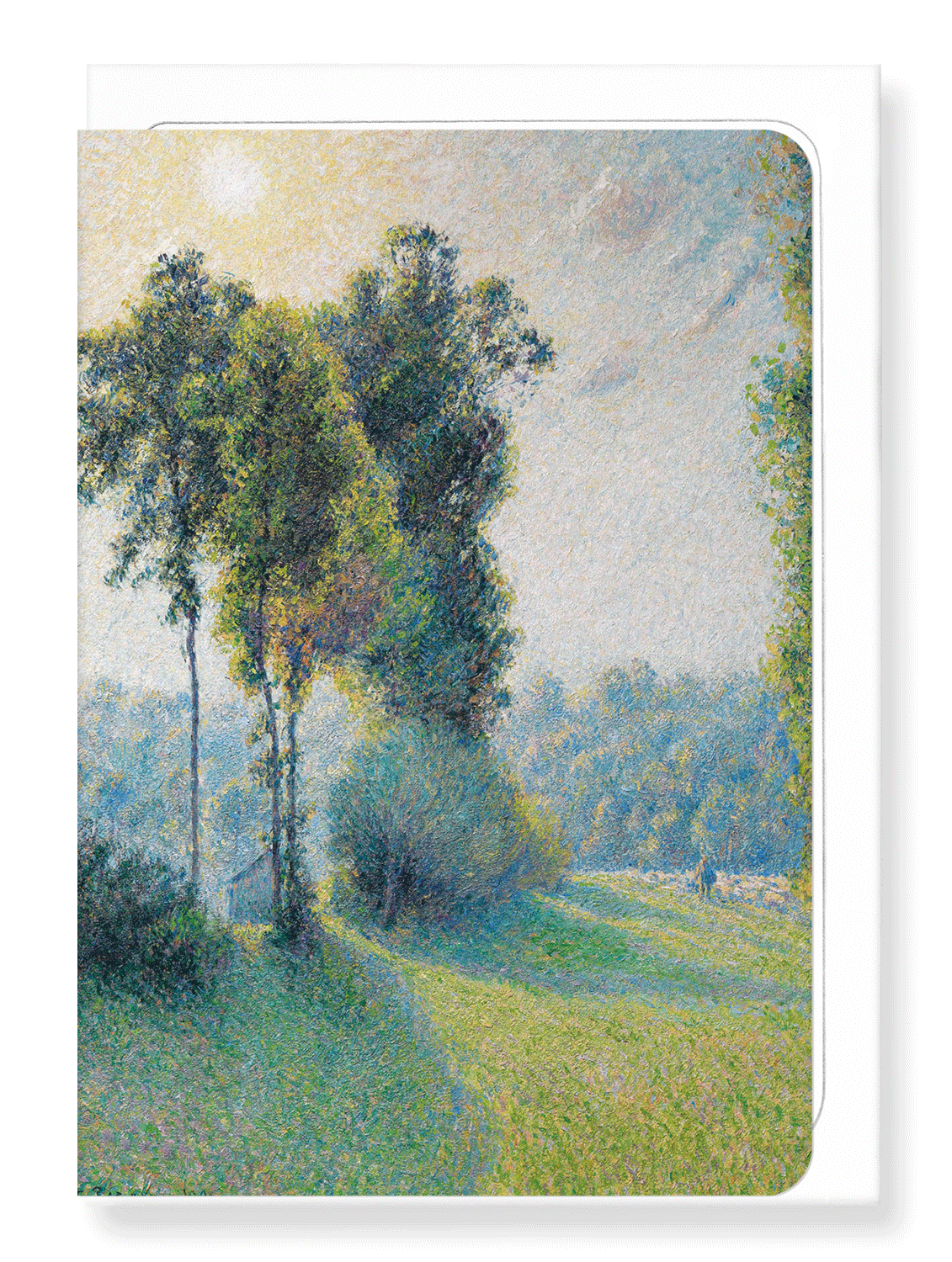 Landscape at Saint-Charles, Sunset (1891): Individual Card