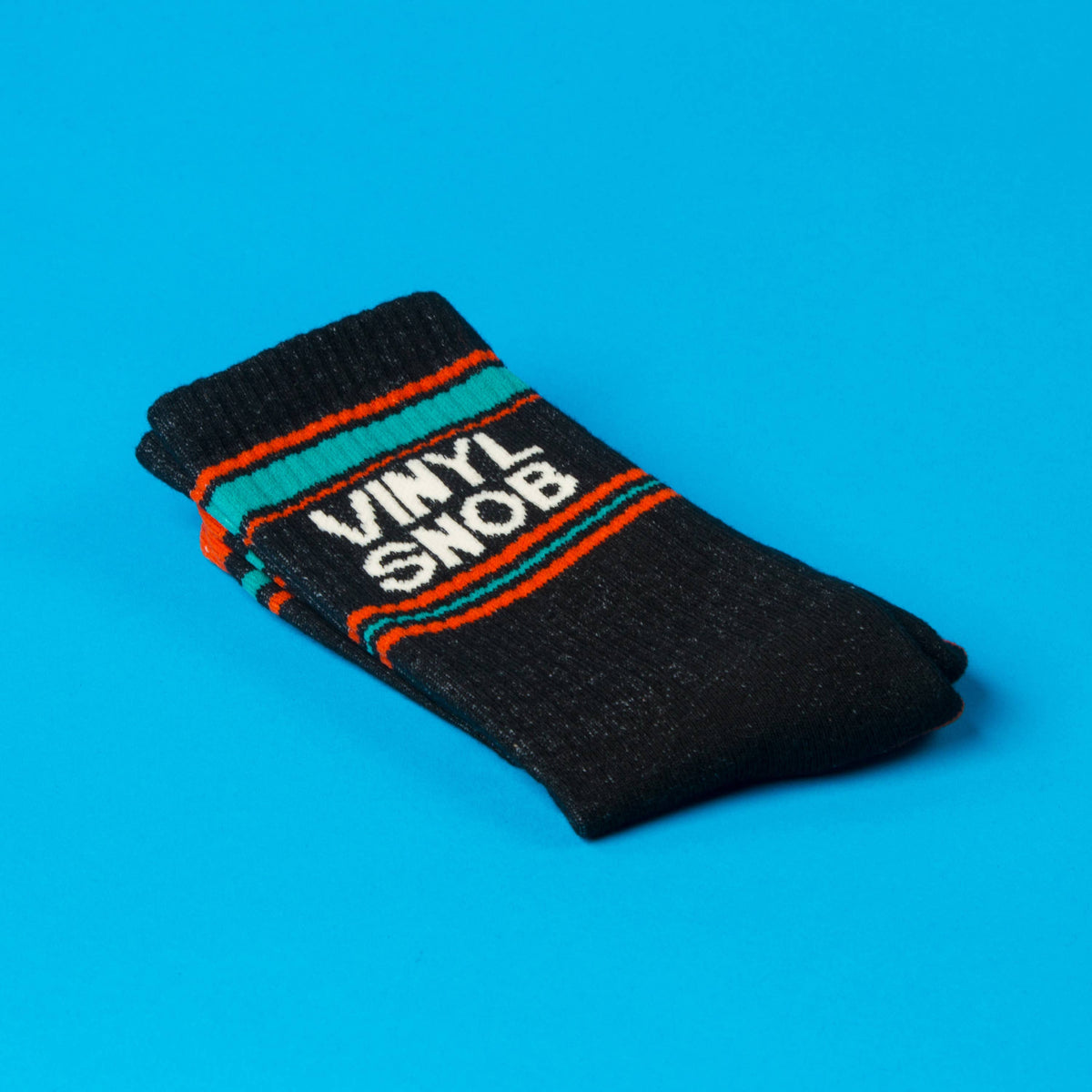 Vinyl Snob Gym Crew Socks