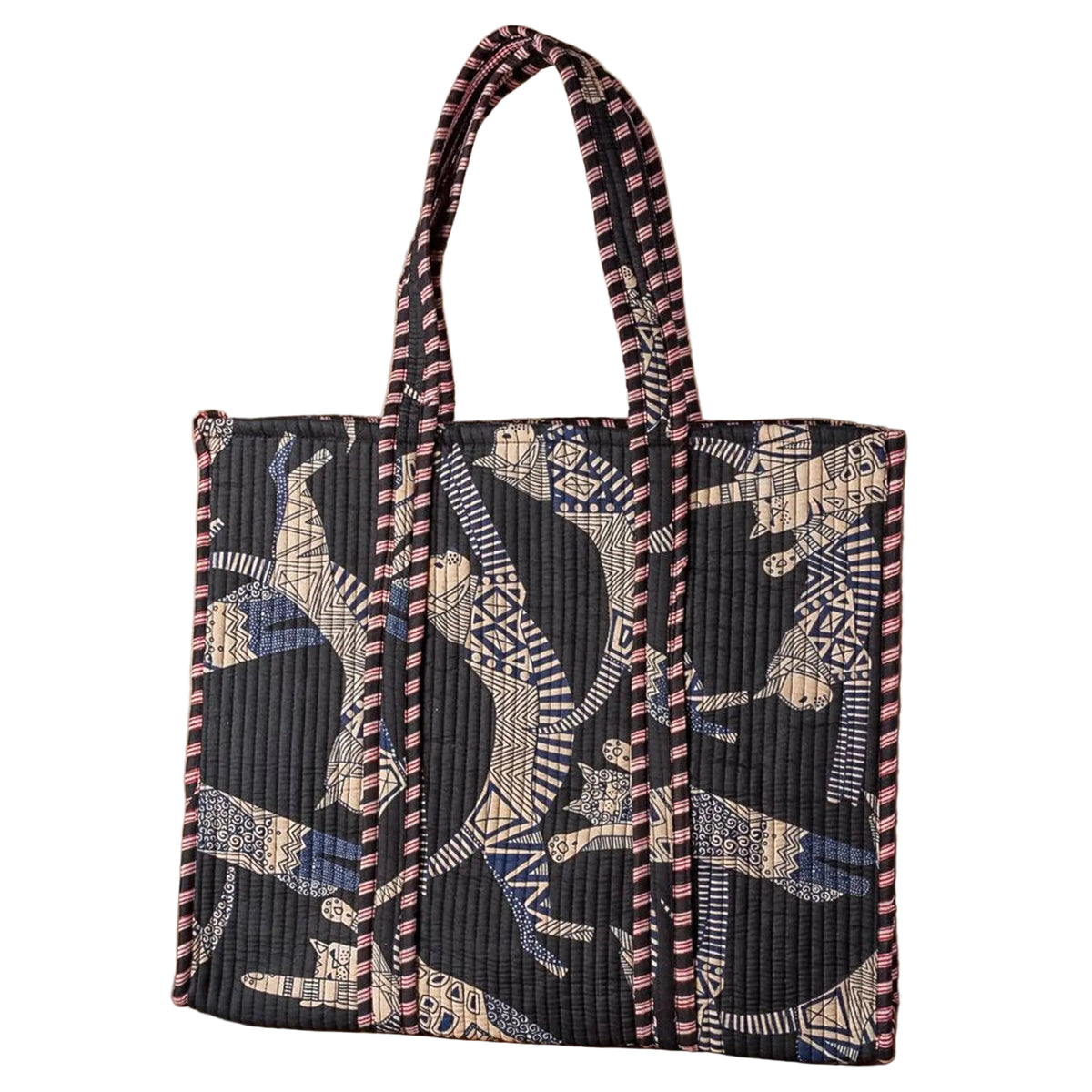 Quilted Feline Tote