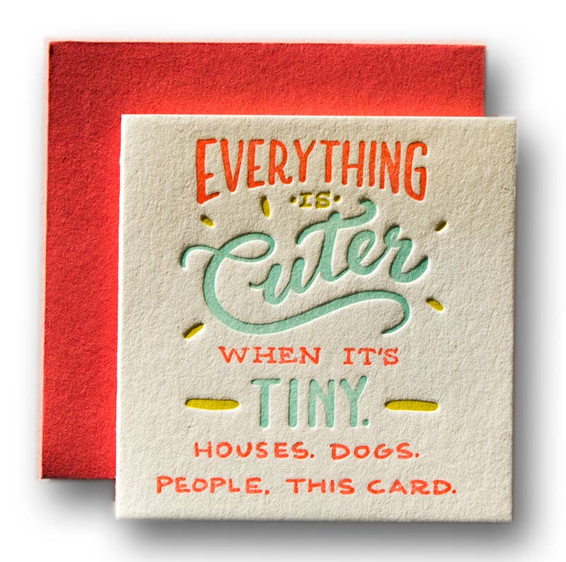 Cuter When Tiny Card