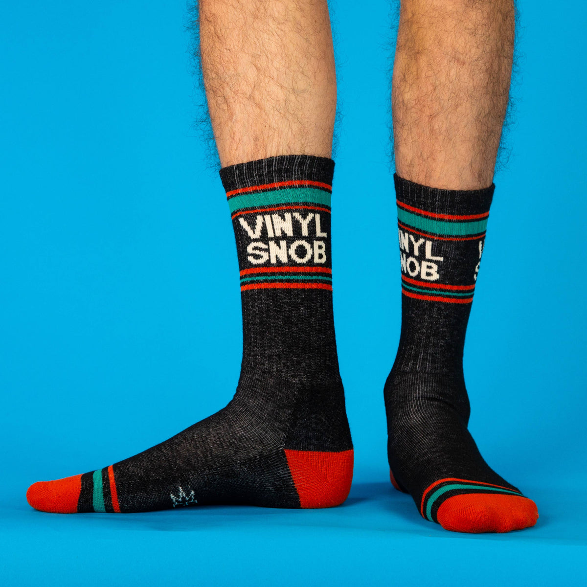 Vinyl Snob Gym Crew Socks