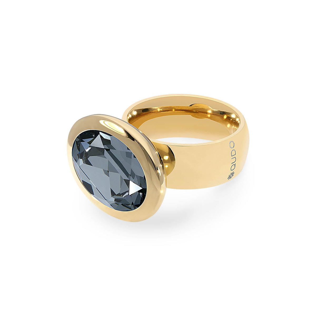 Big Tivola Ring - Crystal Silvernight