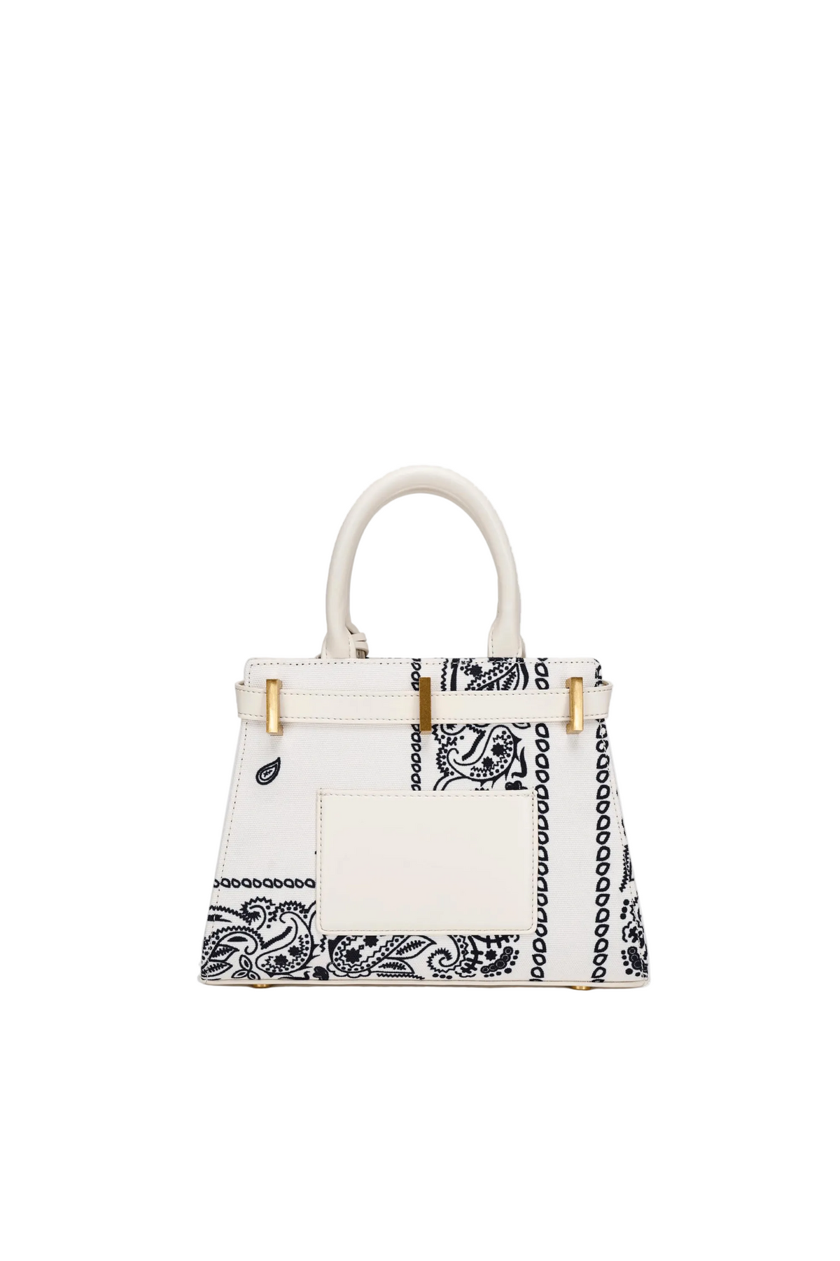 Jeanne 250MM White Bandana Handbag