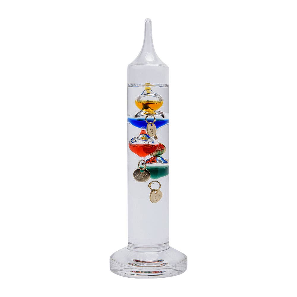 Galileo Thermometer Mini 6" Classic Weather Tool