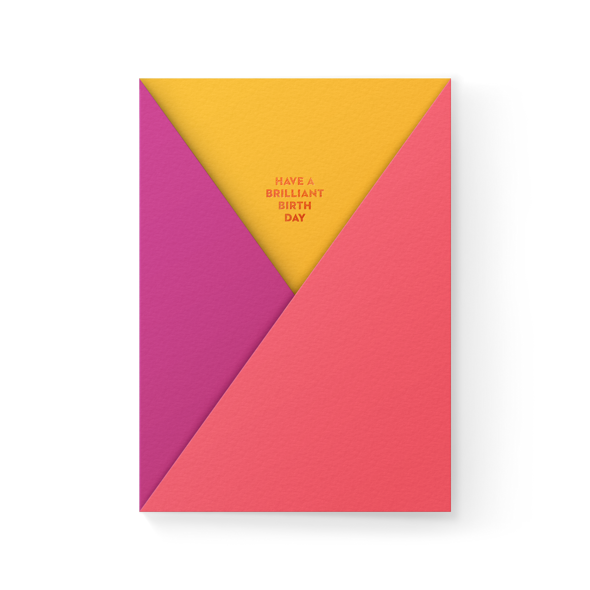 Brilliant Birthday A6 Pocket Card