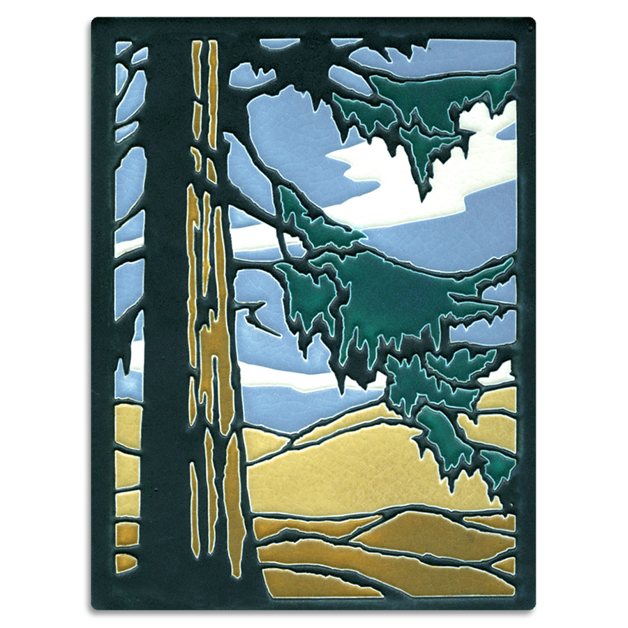 Motawi 6X8 Redwood Art Tile (Yoshiko Yamamoto)