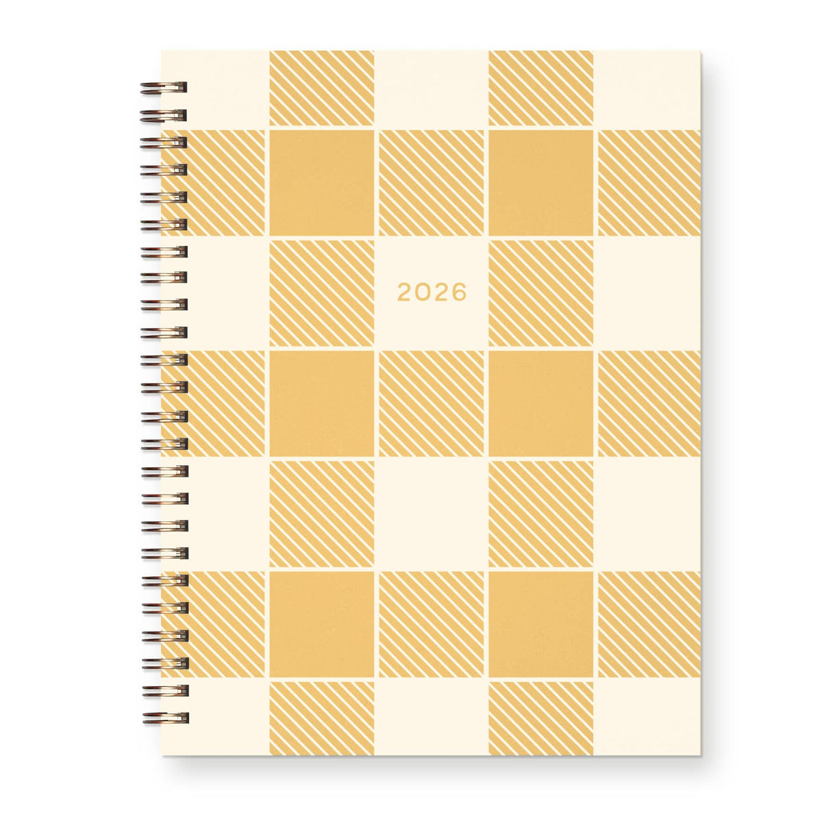 2026 Gingham Dated Planner : Calendar Year