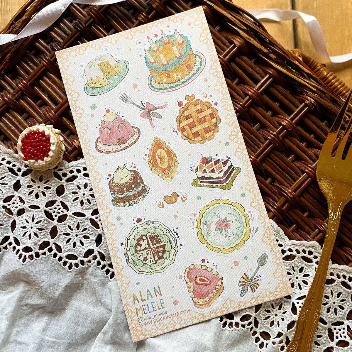Fancy Confections Sticker Sheet