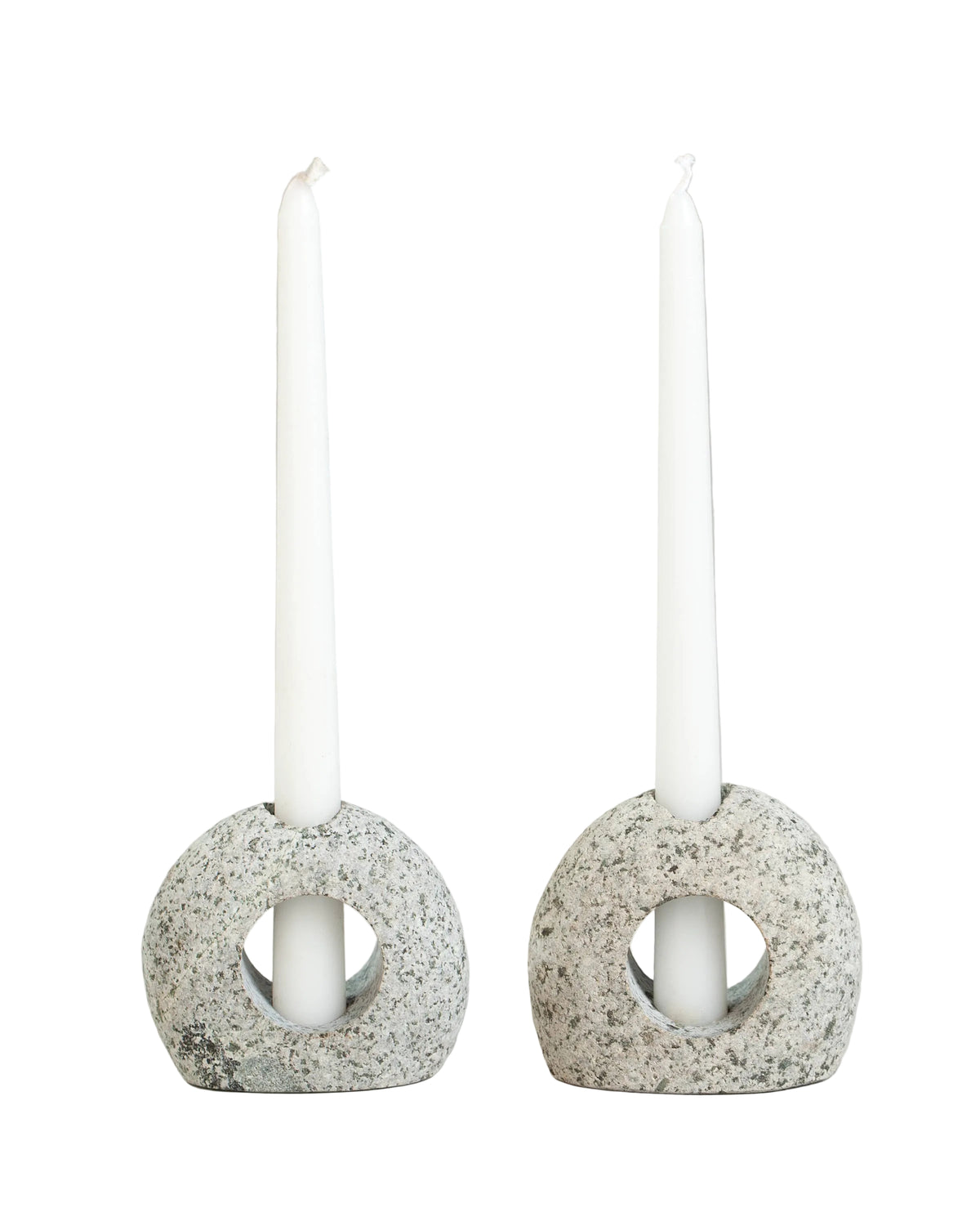 Silhouette Stone Candleholder