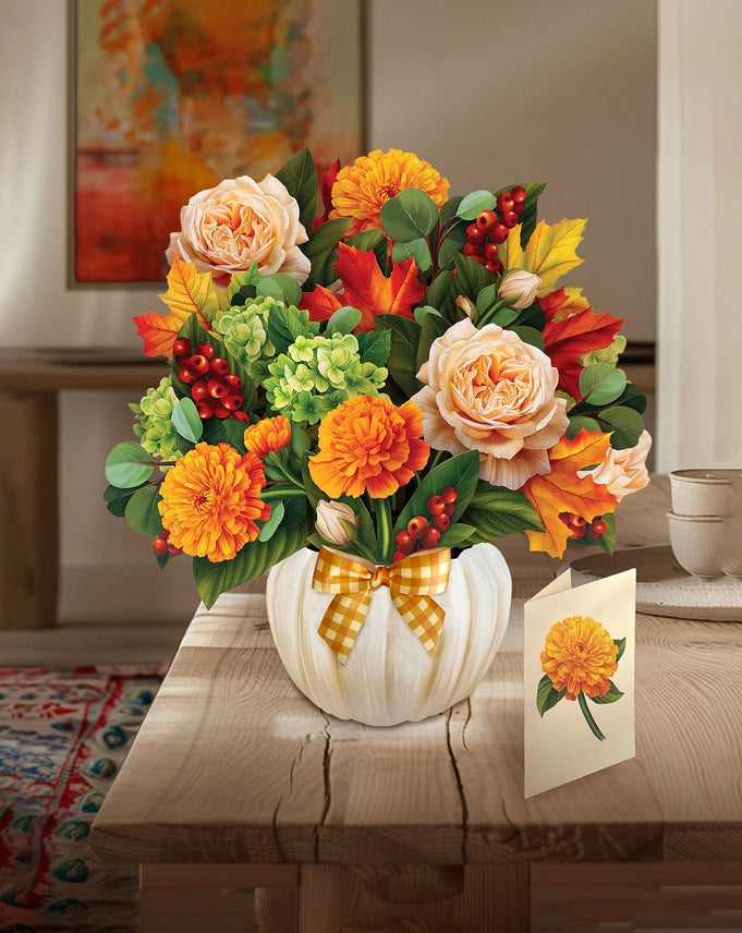 Pumpkin Spice Pop-up Flower