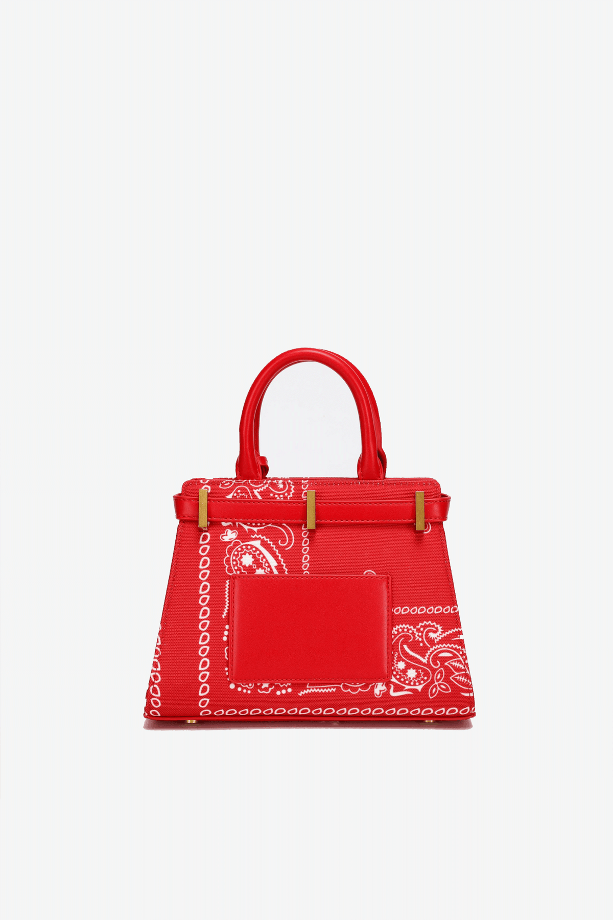 Jeanne 250MM Red Bandana Handbag