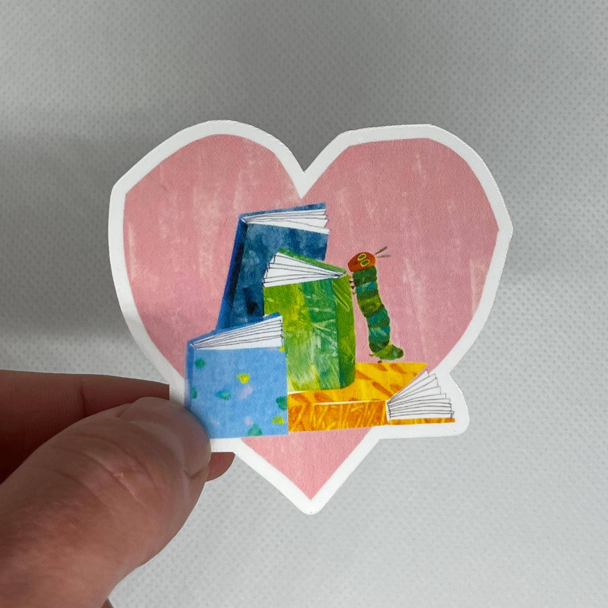 The Very Hungry Caterpillar Books & Heart Sticker