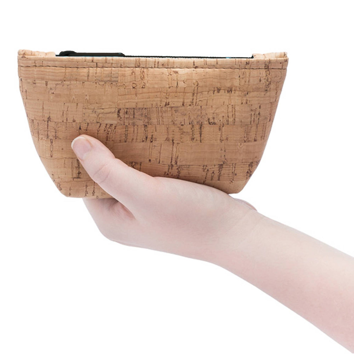 Small Cork Zipper Pouch | Die Cut Mandala Cork