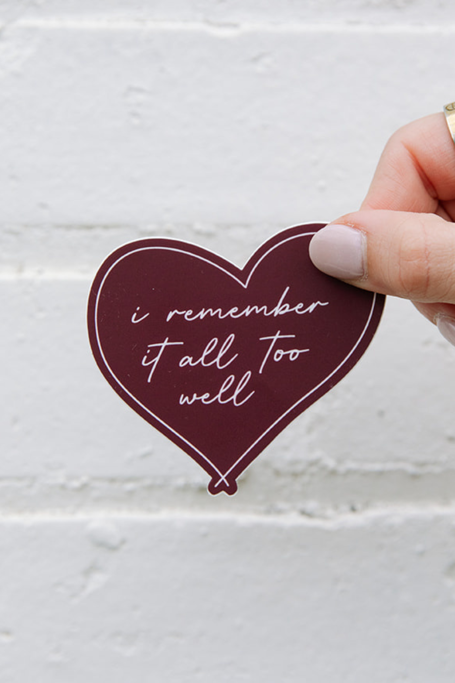 All Too Well Sticker