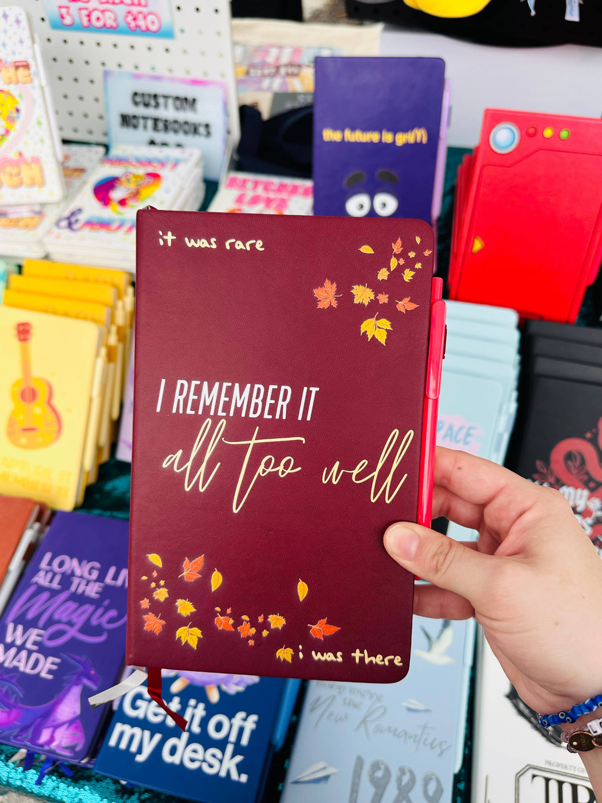 All Too Well Red Notebook