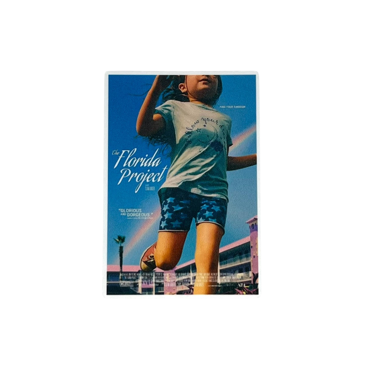The Florida Project (2017) Movie Poster Kiss-Cut Sticker