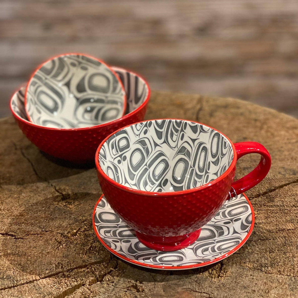 Art Cups with Contemporary Indigenous Design