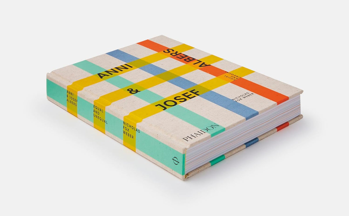 Cream colored book cover with colorful lines and black print.