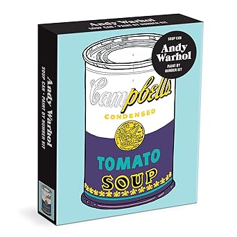Andy Warhol Soup Can Paint By Number Kit