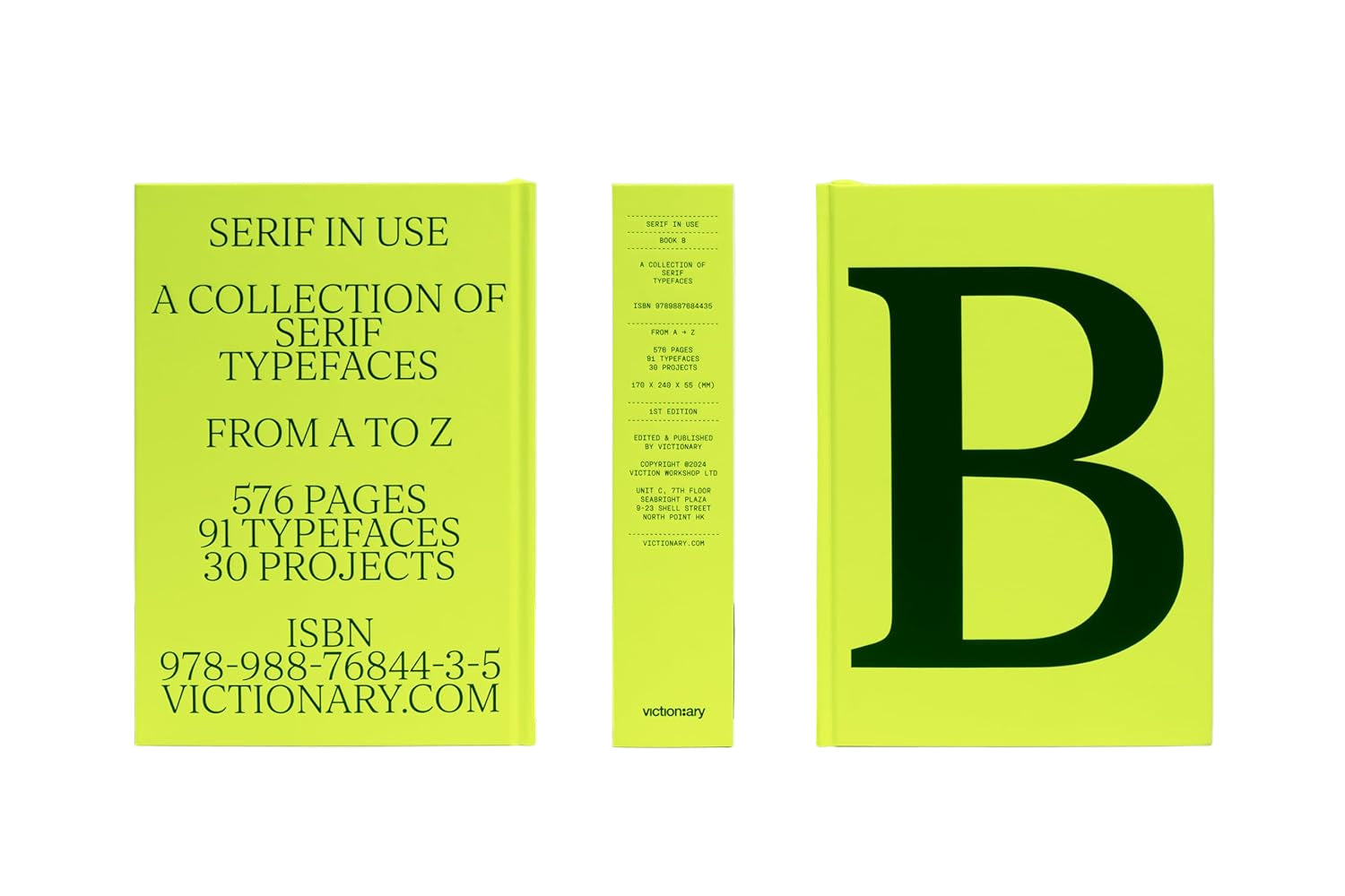 Chartreuse cover with black text.