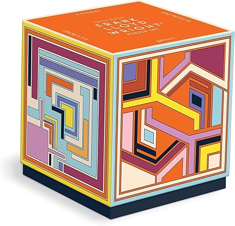 Frank Lloyd Wright Textile Blocks Set of 4 Puzzles