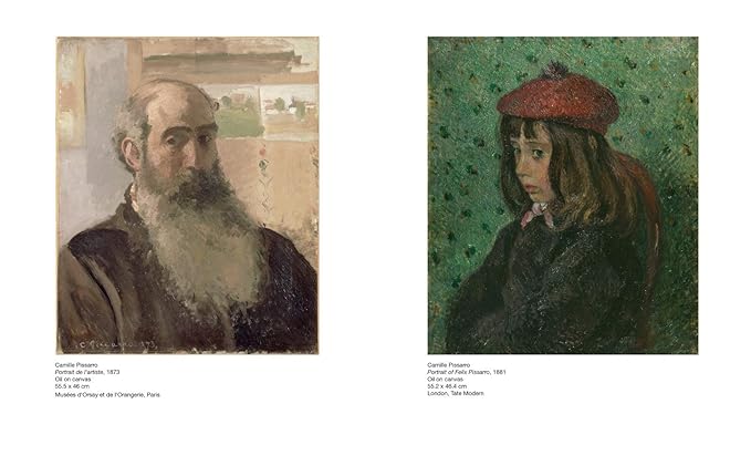 Two portraits side by side with a white background