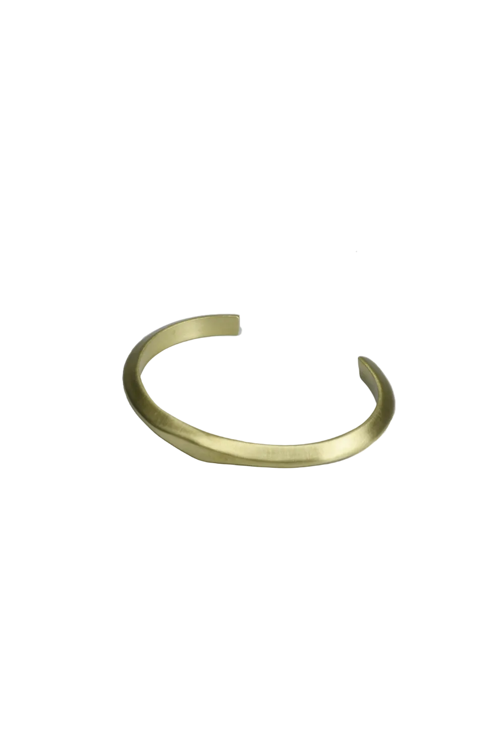 Diamond Flat Top Brass Cuff